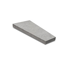 Trapezium tegel 120x60/30x8 cm Grijs