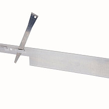 Randbegrenzing COL-MET verzinkt 2 mm, 225 x 10,2 cm cm incl. 3 pennen (prijs per m¹)