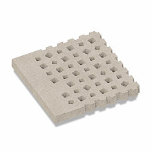 Weave tegel 100x100x10 cm rand Greige