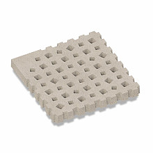 Weave tegel 100x100x10 cm binnenhoek Greige