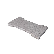 Eco-Tegel lang 100x50x7 cm Grijs