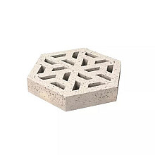 Eco-Tegel 37,5x37,5x7 cm Creme