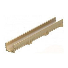 Euroline goot, L=500mm, zonder rooster (polymeerbeton)