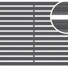 Aco Mat tbv schoonloper 60x60x2cm aluminium+rubber+zwart