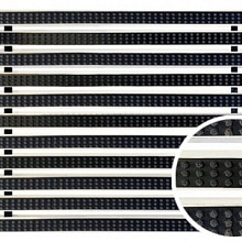 ACO Schoonloper borstelprofiel zwart 100x50cm