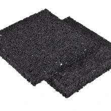 Tegeldragers 150x150x10 mm zwart