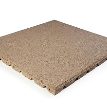 Rubbertegel 50x50x4 cm grijs