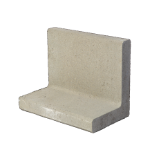 L-element 50x50x80 grijs (bxdxh)