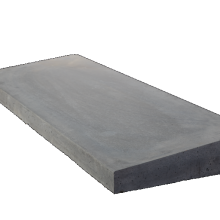 muurafdekband 1 zijdig 33x100x10/6 zwart beton