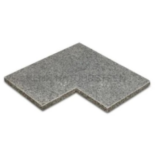 Afdekplaat / vijverrand Graniet G654 antraciet 100x30x3 cm met facet - prijs op aanvraag -