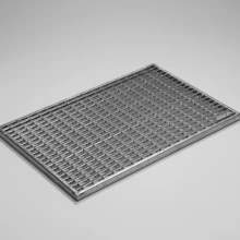 ACO Schoonloper Maasrooster 30x10mm - 100x50x2cm verzinkt staal