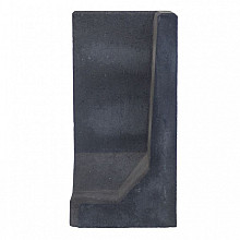 L-hoekelement Zwart 80x80x40 cm (hxbxd) (hxbxd)
