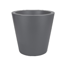 Elho pure straight round 35 antraciet (lxbxh)35x35x33,5