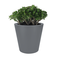 Elho pure straight round 50 beton (lxbxh)50x50x51