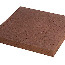 Schellevis tegel 100x100x5 cm roodbruin gewapend