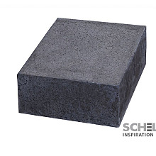 Schellevis Halve traptrede 50x37x15 cm grijs massief
