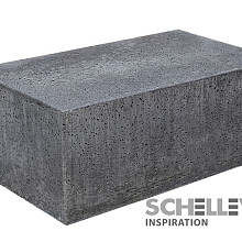 Schellevis Zitelement 100x60x40 cm recht grijs
