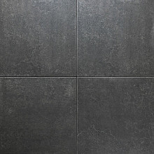 Keramische tegel 60x60x3 cm Tre Sasso Nero gerectificeerd#