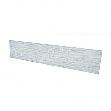 Betonplaat Nostalgie motief dubbelzijdig 184x36x3.5 Wit