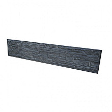 Betonplaat Nostalgie motief dubbelzijdig 184x36x3.5 Antraciet