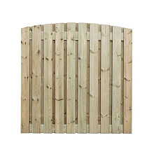 Grenen scherm 21 planks 17 mm - toog 180x140 cm