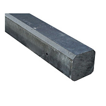 Betonpalen | Vlak | Met sponning voor 1 beton- plaat van 36 cm hoog 