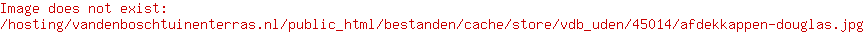 Afdekkappen | Douglas 