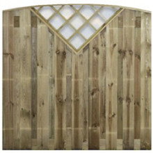 Grenen V-scherm - toog 180x180 cm (bxh)