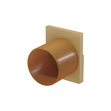 Euroline eindplaat met zijuitloop 11cm
