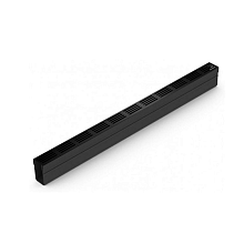 ACO Slim-Line 100 cm watergoot incl.  zwart aluminium design rooster