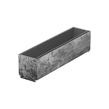 Slotline opzetelement + inspectie verzinkt staal 50 cm