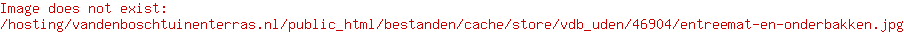 Entreemat & onderbakken
