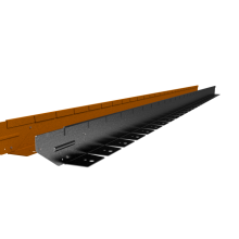 Flexline 75x2200 mm, Gegalvaniseerd incl. per strip 3 grondnagels 300mm en verbindingsplaat