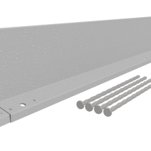 Hardline 150x2200 mm, Gegalvaniseerd incl. 4 grondnagels en verbindingsset