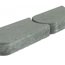 Graskantsteen Antraciet 22x12x4,5