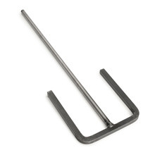 Roerpaddel zwart 80 mm