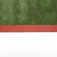 Graskantsteen Rood 33x16x4,5