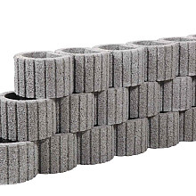 Cirkelflor Mini Grijs 30x20x20
