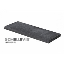 Schellevis Zwembadrand 100x100x5 cm carbon