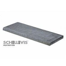 Schellevis Zwembadrand 100x100x5 cm grijs