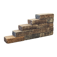 Pilestone Line Walnut 40x15x10 cm