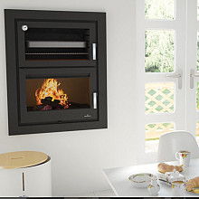 Tuin/Terras Haard Murano E - houtmodel inzethaard met oven
