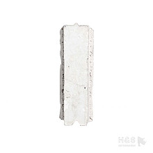 Betonplaat dubbelzijdig passtuk Lariks motief 184x12 Wit