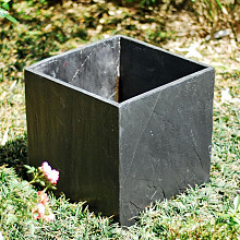 Plantenbak 40x40x45 (Tall Square 45cm black slate)