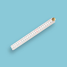 Duimstok HULTAFORS 100 cm glasfiber wit