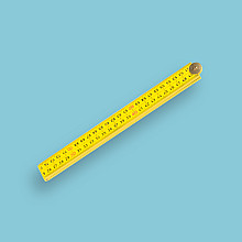 Duimstok HULTAFORS 100 cm glasfiber geel