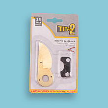 Bovenmes voor TITAN 2 snoeischaar met Titanium coating