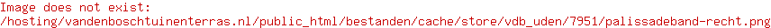 Palissadeband recht