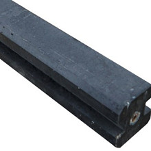Tussenpaal betonschutting  13x13x365 (sponning 288 cm) Antraciet