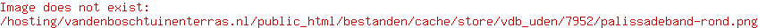 Palissadeband rond